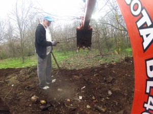 Bottle Dig with Backhoe       