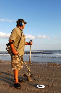 Jess Detecting Beach    