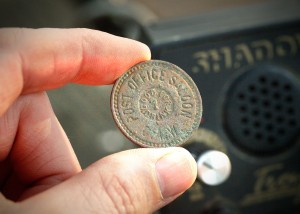 Post Office Saloon Token - Fort Worth, TX